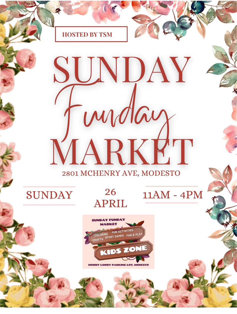 Sunday Funday Market flyer